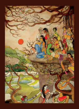 “Gopis Waiting at Sanket Rendezvous” – Rasa Masterpiece